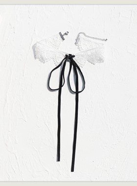 复古蕾丝复古气质巴洛克lolita森系项圈绑带设计颈链choker