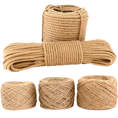 手工DIY制作猫咪磨爪爬架绳子