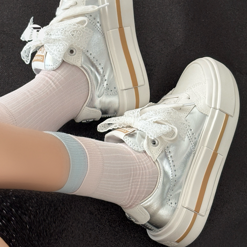 Converse/匡威 All Star Lift Double Stack运动双层厚底鞋帆布鞋