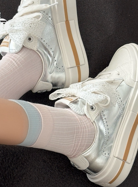 Converse/匡威 All Star Lift Double Stack运动双层厚底鞋帆布鞋