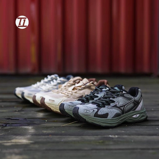 美津浓/Mizuno RACER S 减震跑步鞋复古网面透气厚底跑鞋D1GH2235