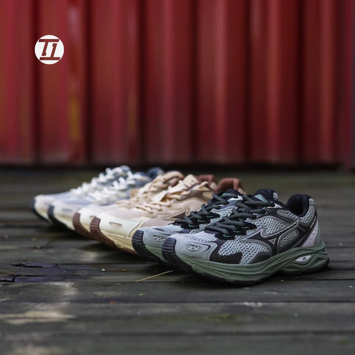 美津浓男女透气厚底跑鞋D1GH2235