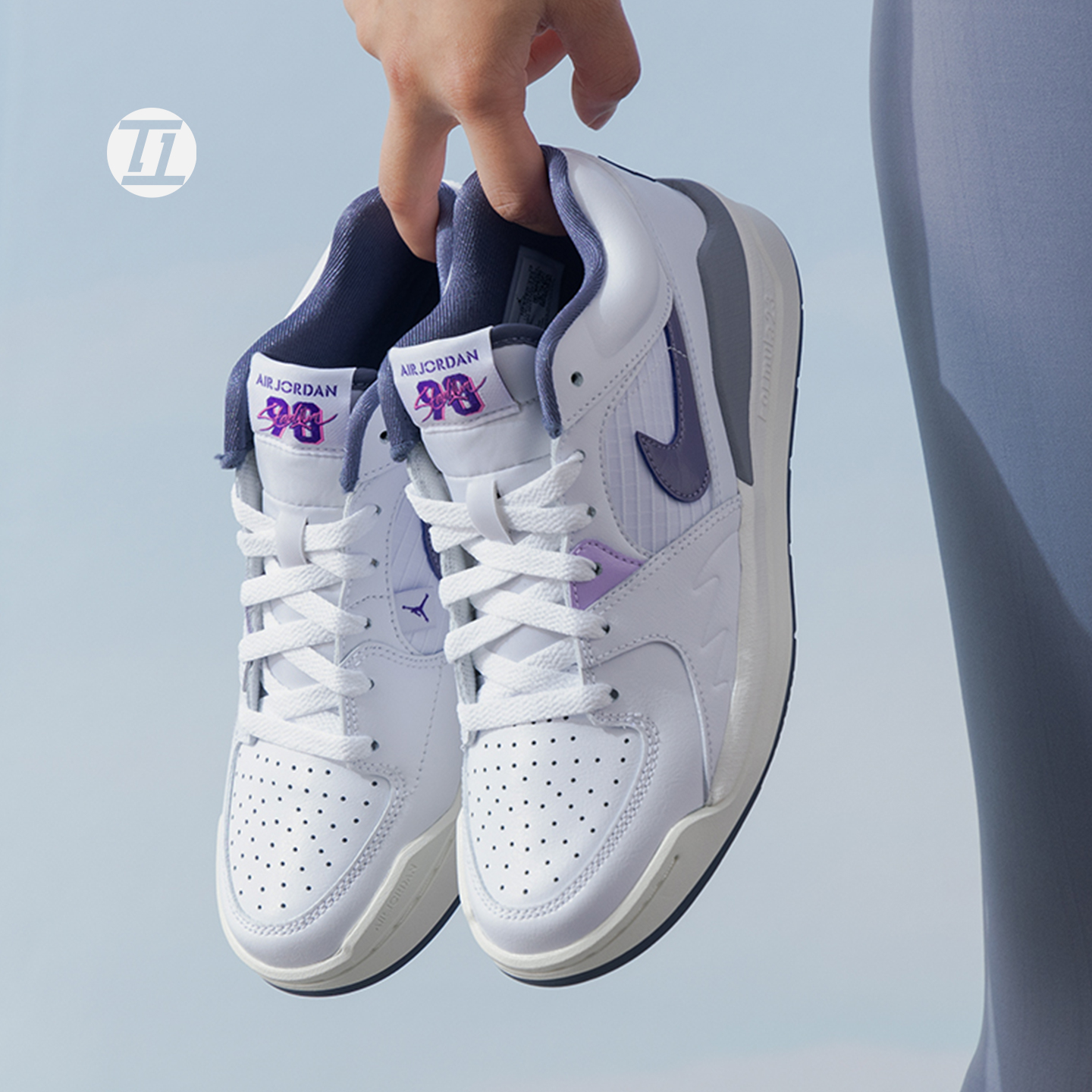 JORDANSTADIUM90白紫复古鞋