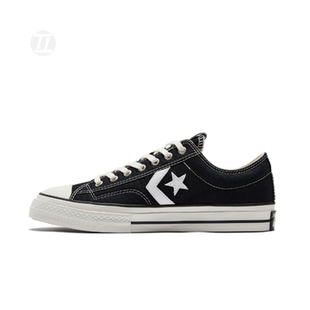 Player 防滑耐磨 Converse 板鞋 Star 黑白帆布鞋 A01607C 匡威