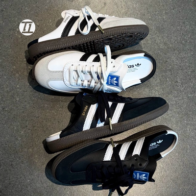 Adidas三叶草SAMBA网眼穆勒鞋