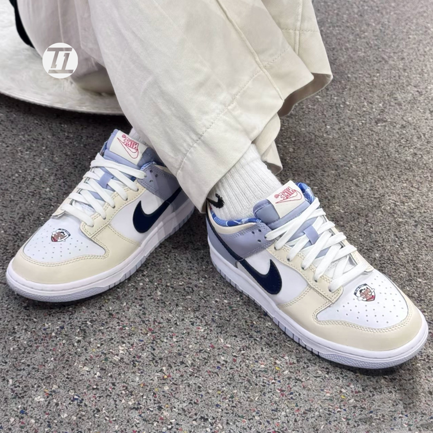 耐克Nike DUNK LOW GS大童低帮白蓝耐磨百搭休闲板鞋 IH7343-141,运动鞋new,板鞋,淘宝优惠券,粉丝福利购,淘宝优惠卷