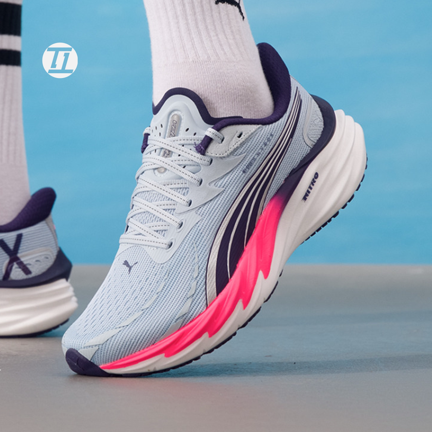 彪马PUMA VELOCITY 4彪速4缓震防滑透气防滑运动跑步鞋312915-01