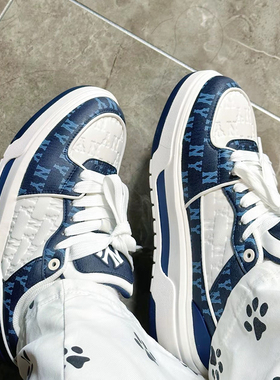 MLB厚底休闲鞋男鞋女鞋2026秋季新款时尚潮流运动鞋板鞋3ASXCMN4N