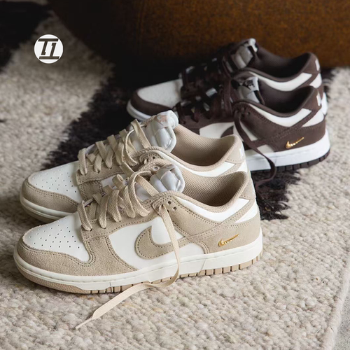 NIKEDUNK女鞋金钩月光粉紫板鞋