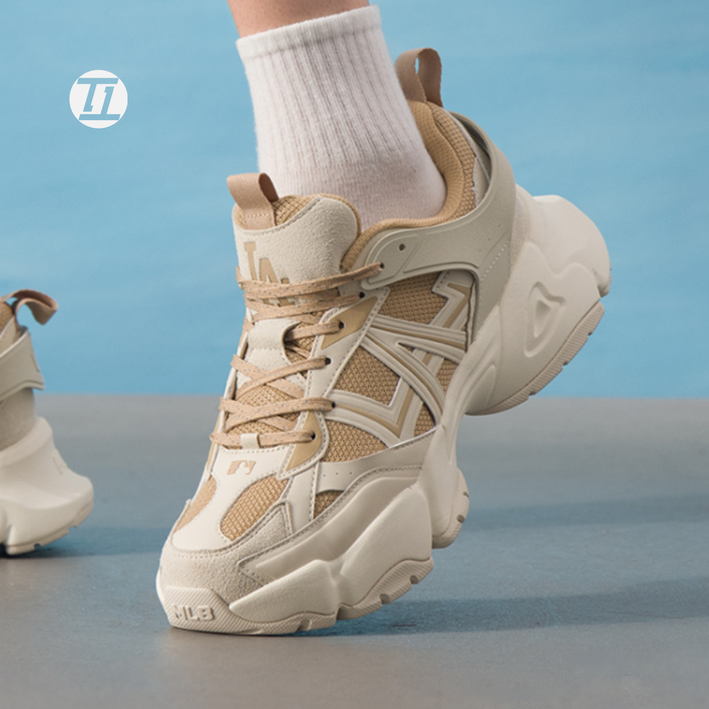 MLB 男女情侣时尚休闲脏脏鞋复古做旧跑步鞋25秋季新款 3ARNP015N,运动鞋new,跑步鞋,淘宝优惠券,粉丝福利购,淘宝优惠卷