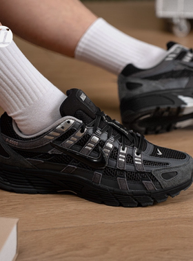 耐克Nike P-6000 男子黑灰复古老爹鞋跑步鞋轻便运动鞋HF0015-002