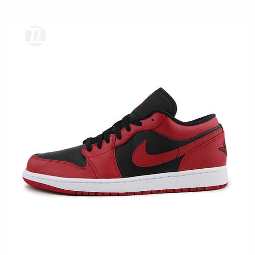 AJ1黑红低帮新年款男子运动鞋