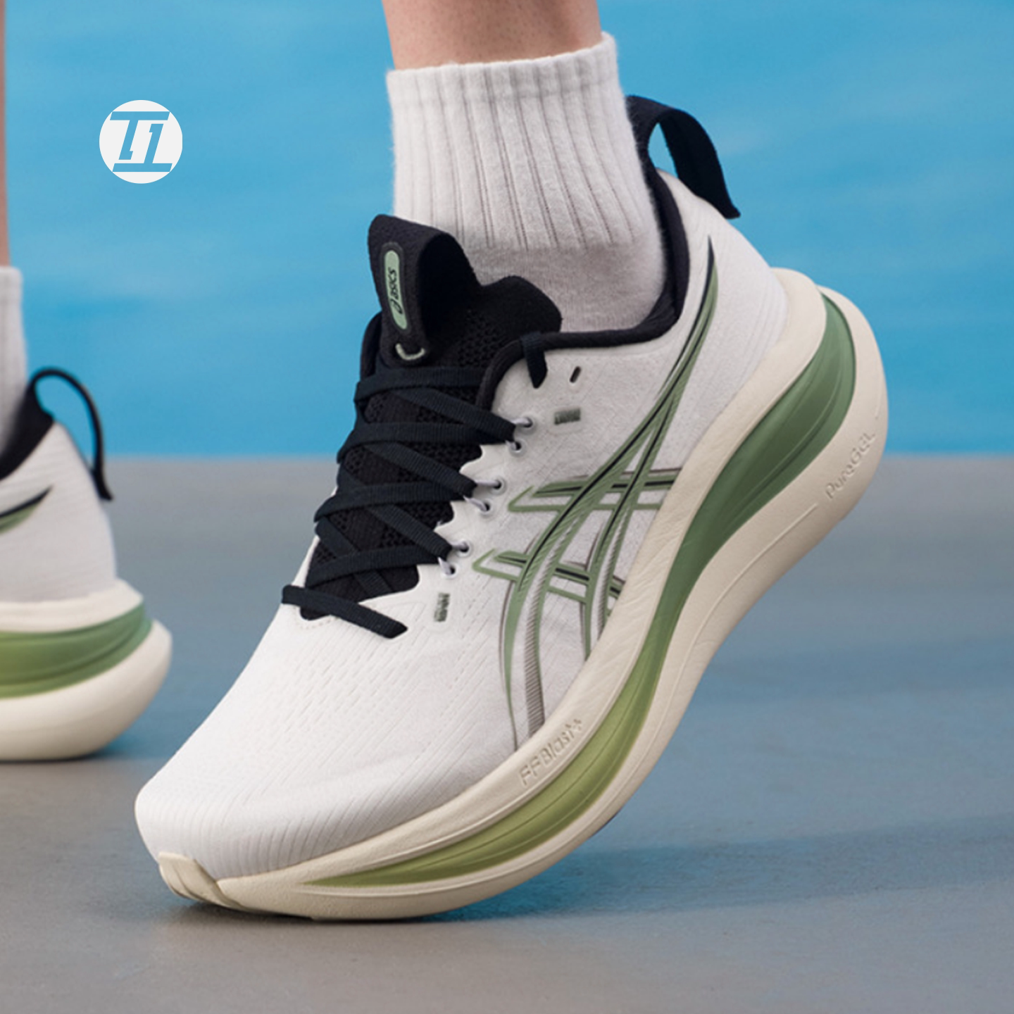 Asics/亚瑟士缓震回弹轻便跑鞋