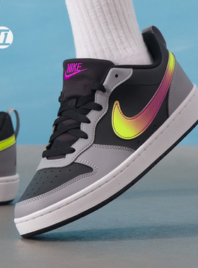 耐克NIKE COURT BOROUGH 2 低帮复古防滑百搭休闲板鞋IO6965-001