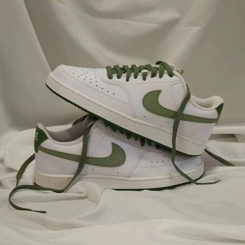 Nike/Nike Court Vision Locupd Бело-светло-зеленые кроссовки и обувь FJ5480-100