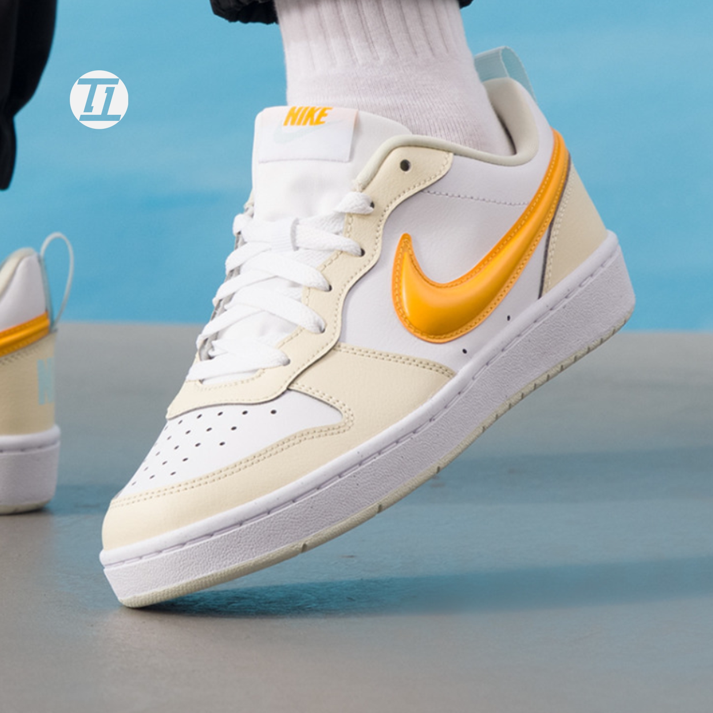 耐克NIKE COURT BOROUGH大童新款低帮运动休闲防滑板鞋IF3402-100