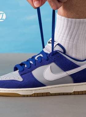 耐克/NIKE DUNK LOW RETRO SE 灰蓝低帮男女运动鞋板鞋IB6399-003