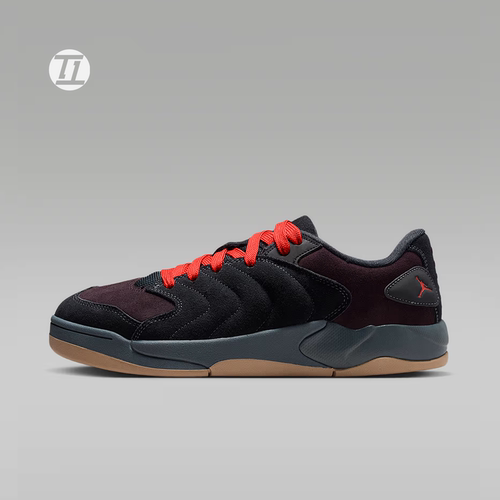 JordanSession黑色翻毛低帮鞋