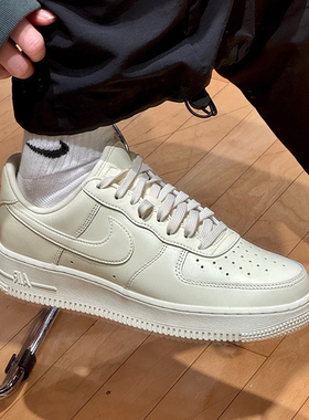 耐克/Nike Air Force 1 Low AF1空军一号米色低帮板鞋DM0211-101