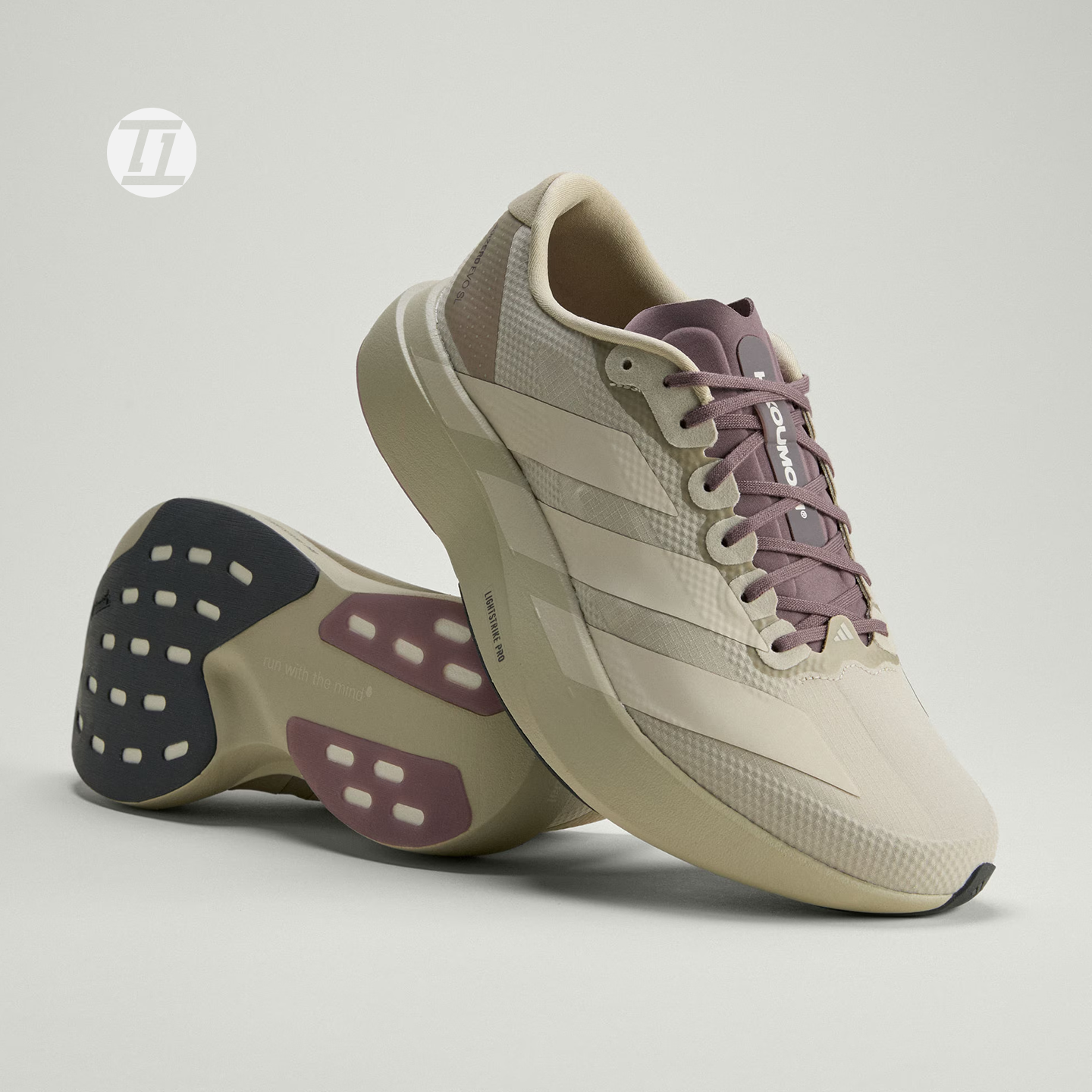 阿迪达斯ADIDAS ADIZERO EVO SL 芝麻灰马拉松跑步运动鞋 JS2441,运动鞋new,跑步鞋,淘宝优惠券,粉丝福利购,淘宝优惠卷