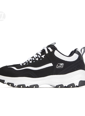 斯凯奇/SKECHERS 男秋冬休闲鞋熊猫鞋加绒跑步鞋 8790122-BKW