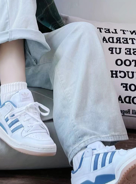 Adidas三叶草FORUM LOW男鞋女鞋复古板鞋复古休闲鞋 IH7820 IH782