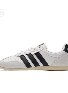 阿迪达斯ADIDAS BARREDA LO 复古米白黑男女鞋运动休闲鞋 JR4618
