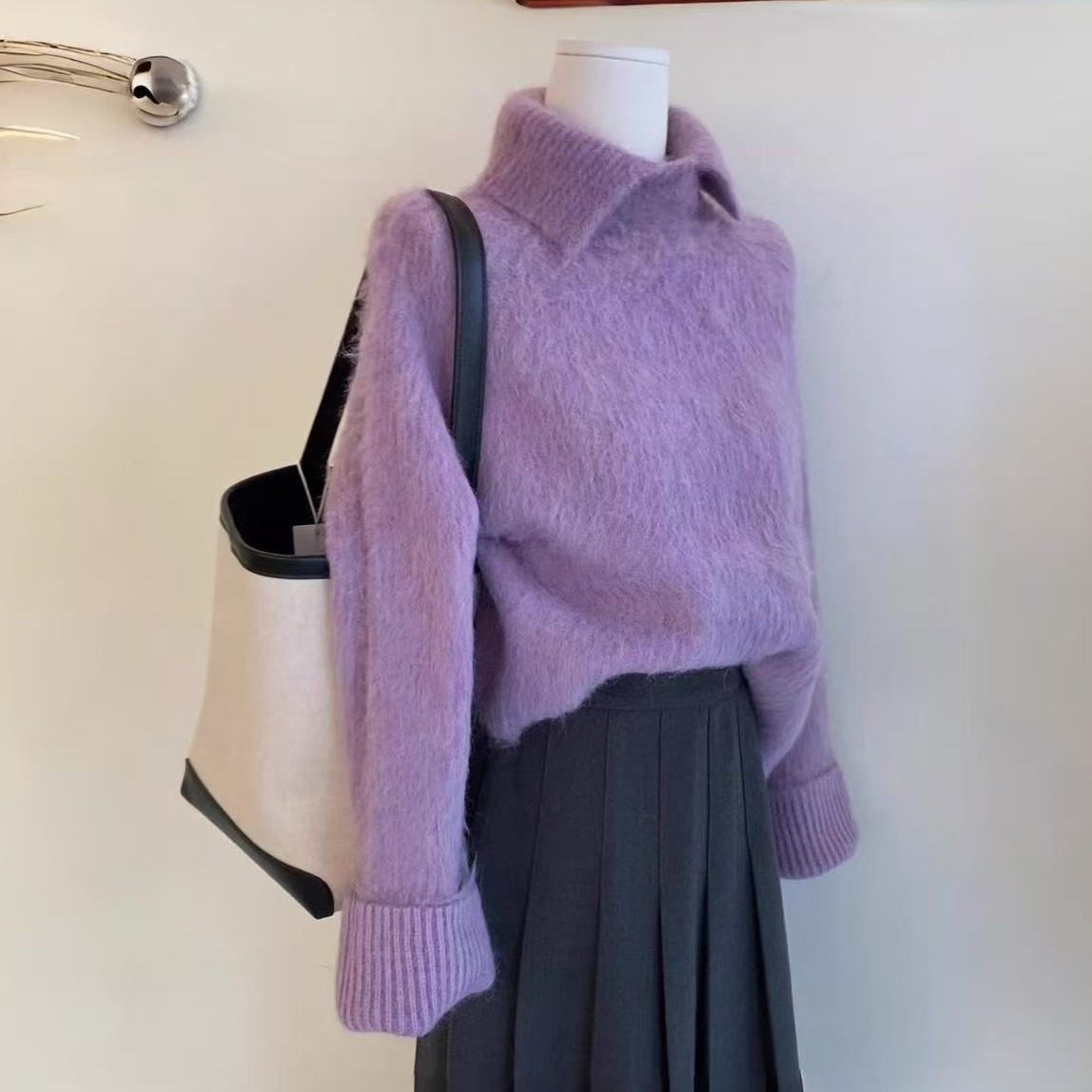 【送运费险】高领毛衣女秋冬加厚