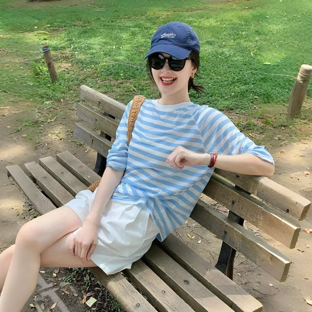 【送运费险】慵懒风长袖T恤女