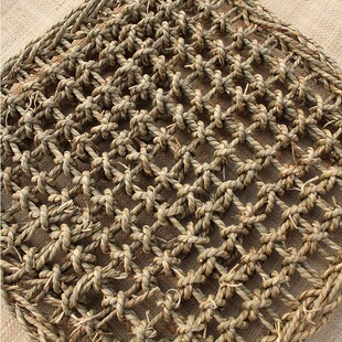 天然草编攀爬行网 网状爬梯鹦鹉玩具虎皮牡丹玄凤用秋千 益智啃咬