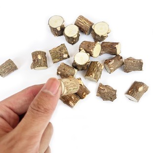 纯天然花椒木原木块鹦鹉啃咬磨嘴玩具仓鼠磨牙解闷玩具鸟用品