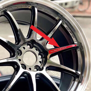 适用于Work Emotion ZR10轮毂轮圈改装车贴纸胎铃修复翻新贴花