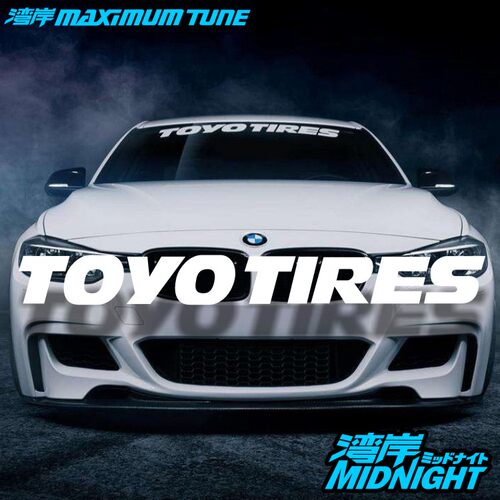 TOYOTIRES英文反光贴纸