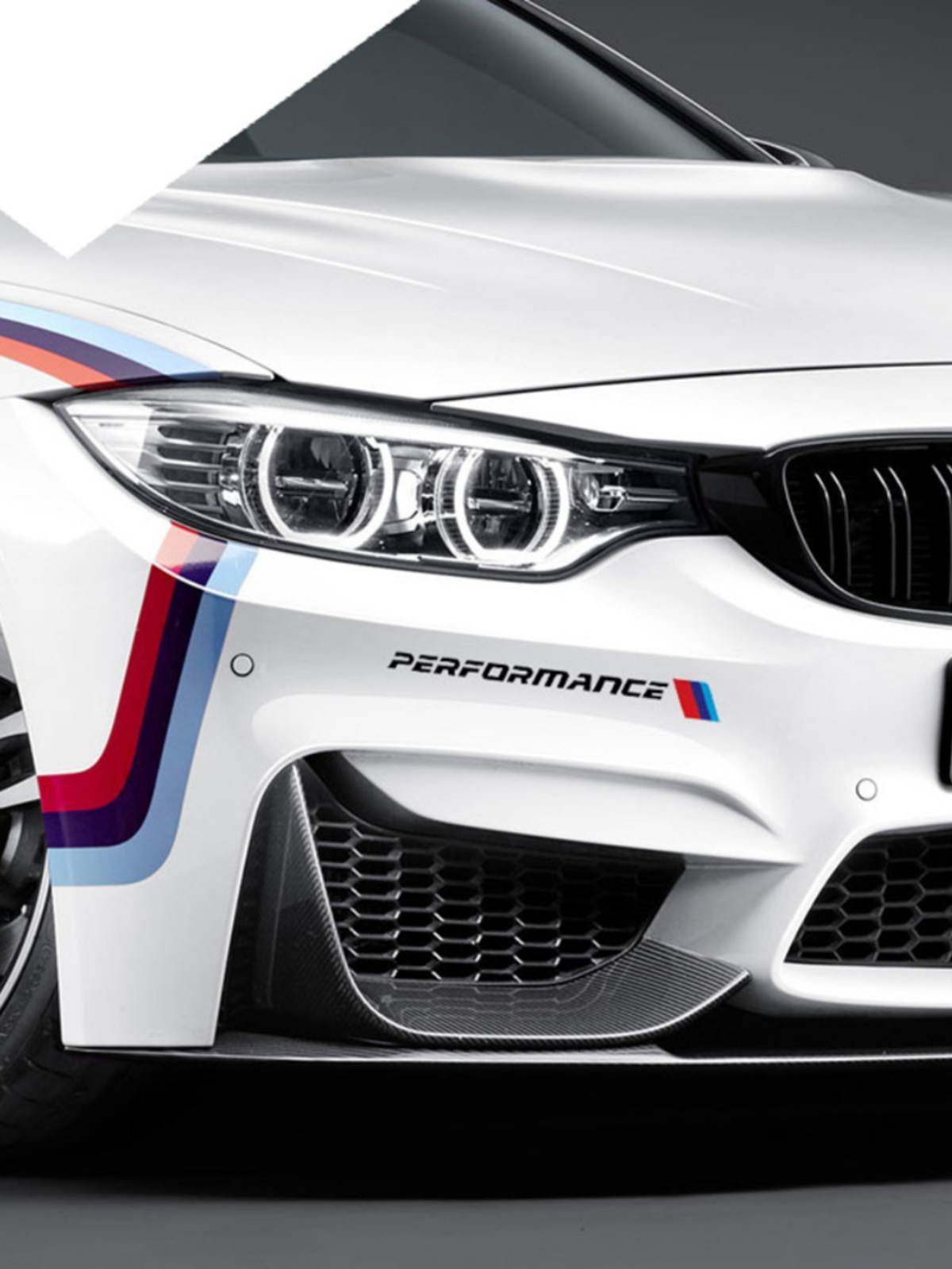 宝马汽车车头贴纸3系5系x1x5x6前保险杠装饰贴遮划痕字母车贴拉花