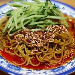 陕西蓝田荞面饸饹4斤整箱送芥末粉苦荞饸络免煮淳化荞麦饸饹