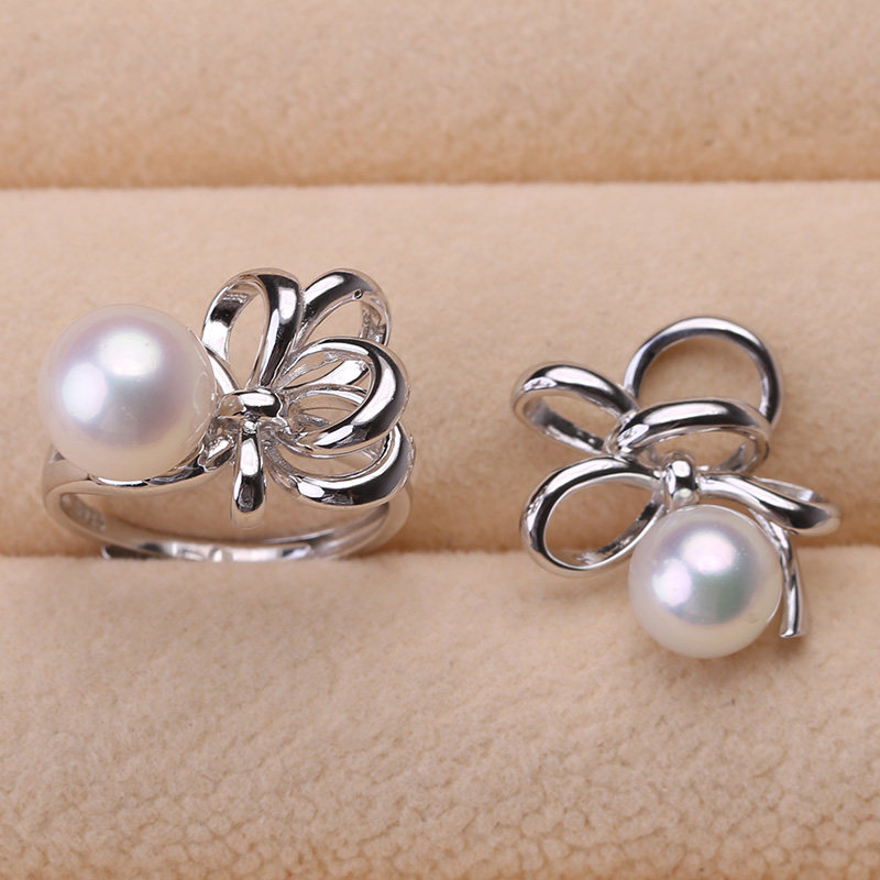 戒指吊坠两件套diy手工制作