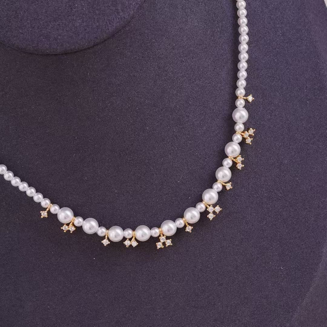 s925纯银时尚珍珠项链手链毛衣链隔珠 手工diy制作串珠锆石装饰品,饰品/流行首饰/时尚饰品新,其他DIY饰品配件,淘宝优惠券,粉丝福利购,淘宝优惠卷