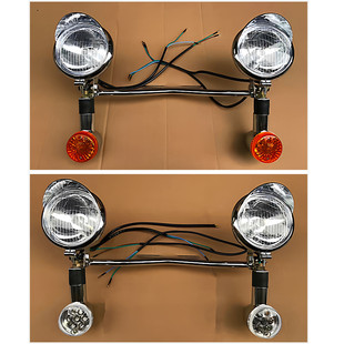 摩托车配件力帆V16铁马400改装担灯支架安装辅助灯雾灯射灯转向灯