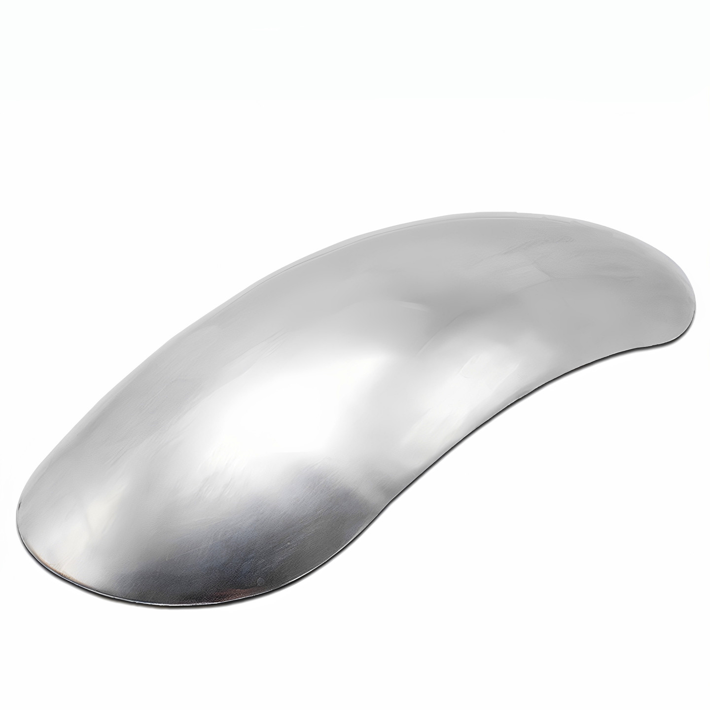 复古摩托车改装通用后挡泥板短款加宽加厚后泥瓦铝合金抛光挡水板