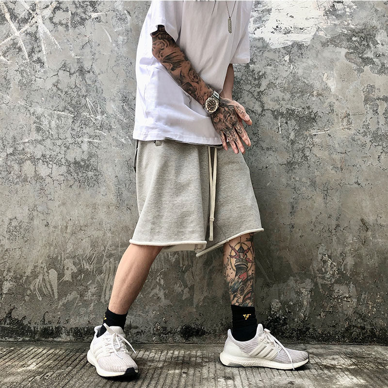 pureピュア褲子小衆設計感夏季vibe風美式籃球短褲男夏季外穿衛褲在類目 男裝, 休閒褲中 - 來自Buy2taobao.com提供專業的淘寶代購服務