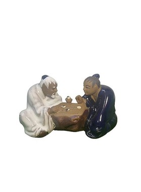 三寸对下棋围棋雅趣摆件家居装饰