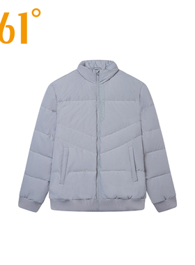 361°男士立领短款羽绒夹克2025冬季宽松保暖运动外套552444306