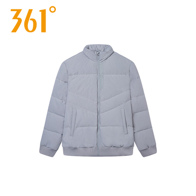 361°男士立领短款羽绒夹克2025冬季宽松保暖运动外套552444306