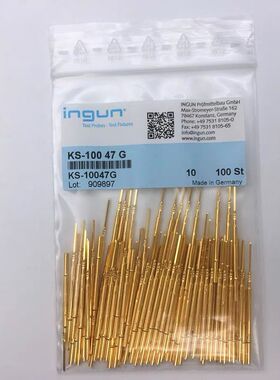 德国进口针套KS10047G英钢原装针套环高7.6mm针座100mil绕线针套