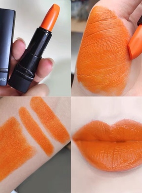 奶油橘口红黄皮显白南瓜色橙色脏橘色桔色阿宝色哑光ins 网红推荐