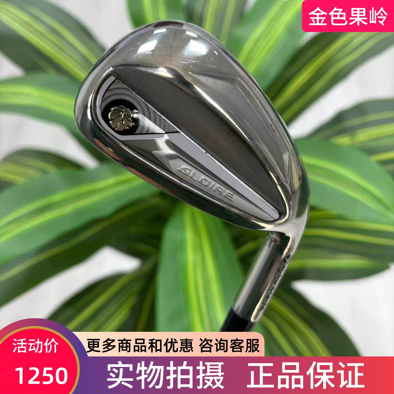 高尔夫球杆 二手Taylormade泰勒梅GLOIRE男士5号铁杆中空杆头钢R