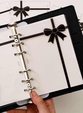 ins活页本高透亚克力分隔页m5/a8a7奇葩A6/A6per高颜值手账本垫板