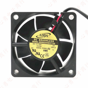全新 ADDA 6025 6CM AD06024VB257100 24V 0.23A 变频器散热风扇