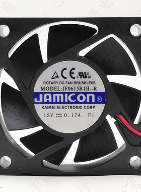 全新 JAMICON 6015 6CM JF0615B1H-R 静音轴流电源散热风扇风机