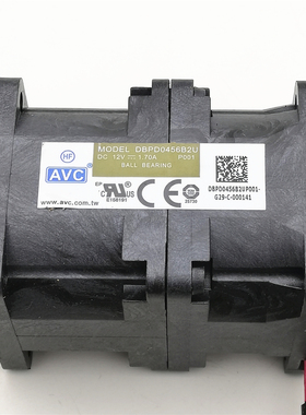 全新原装 AVC DBPD0456B2U P001 12V 1.70A 4056 4CM 散热风扇